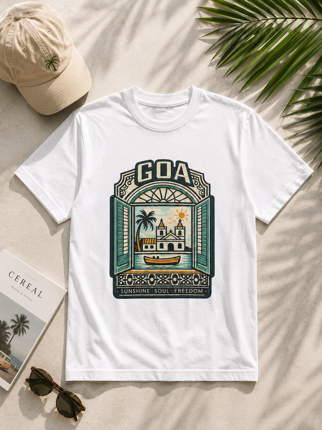 Goa Beach T-Shirt – Sunshine Soul Freedom Graphic Tee