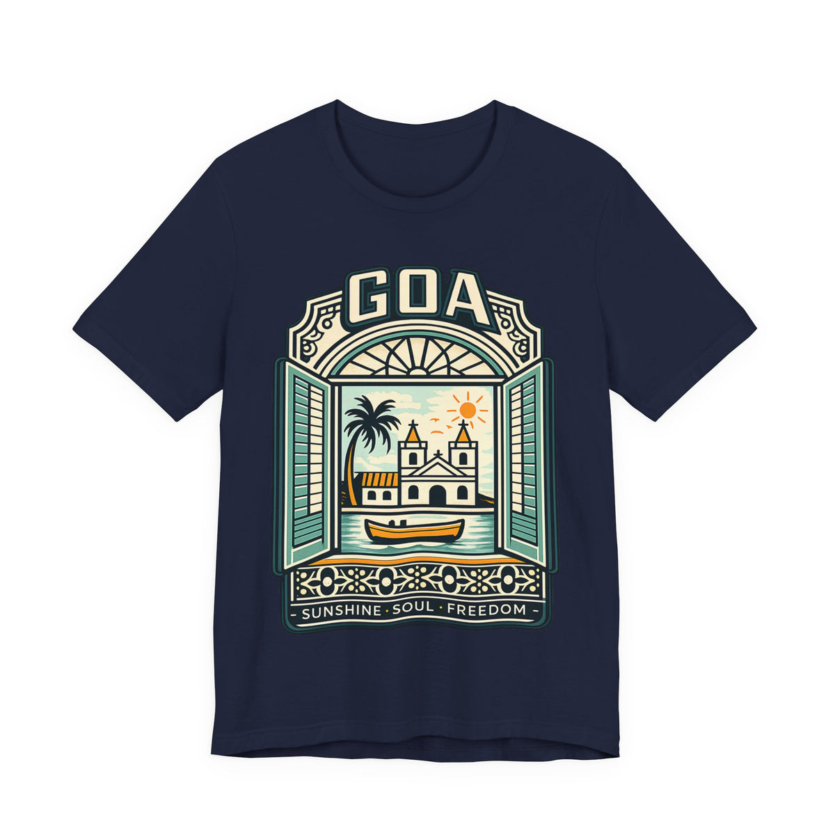 Goa Beach T-Shirt – Sunshine Soul Freedom Graphic Tee