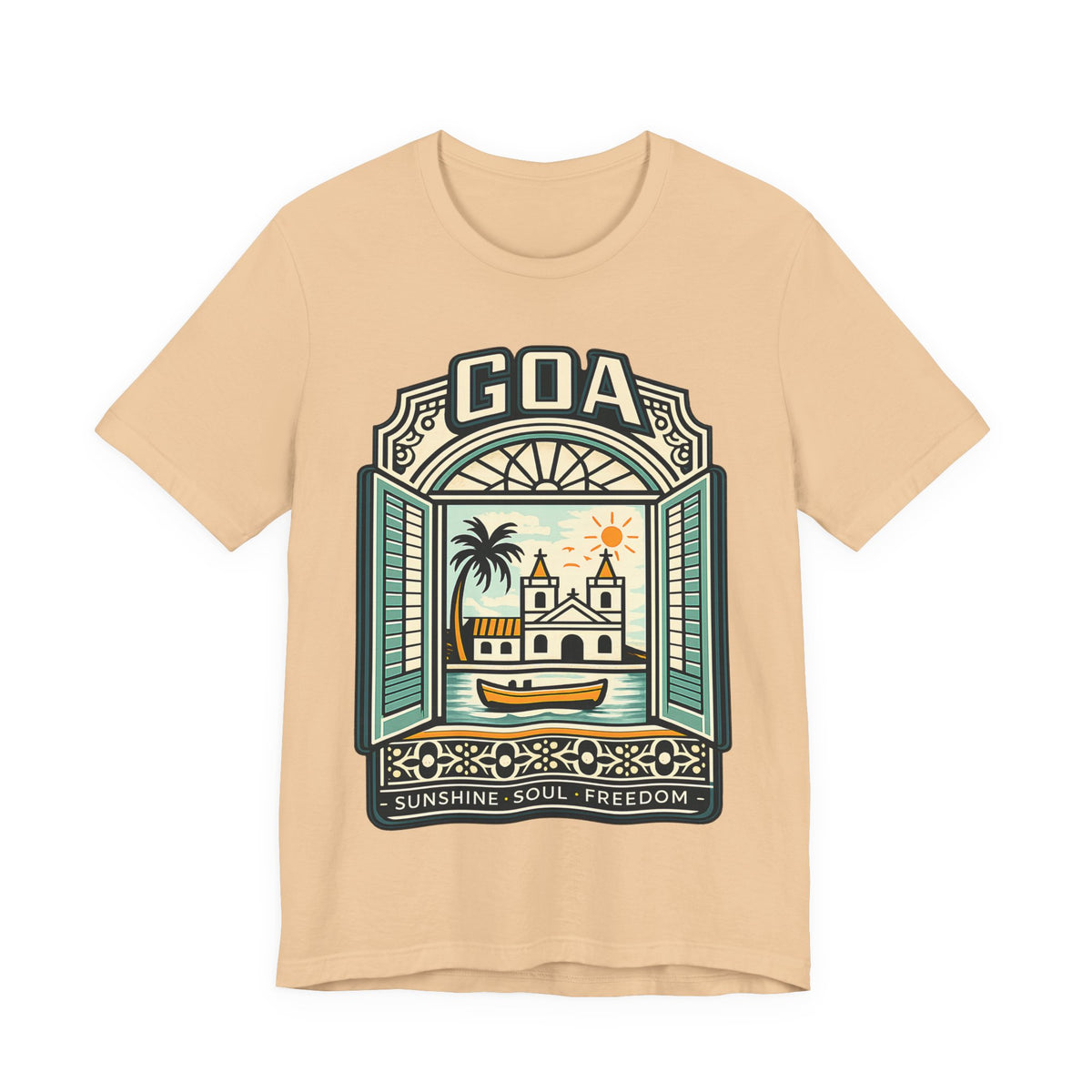Goa Beach T-Shirt – Sunshine Soul Freedom Graphic Tee