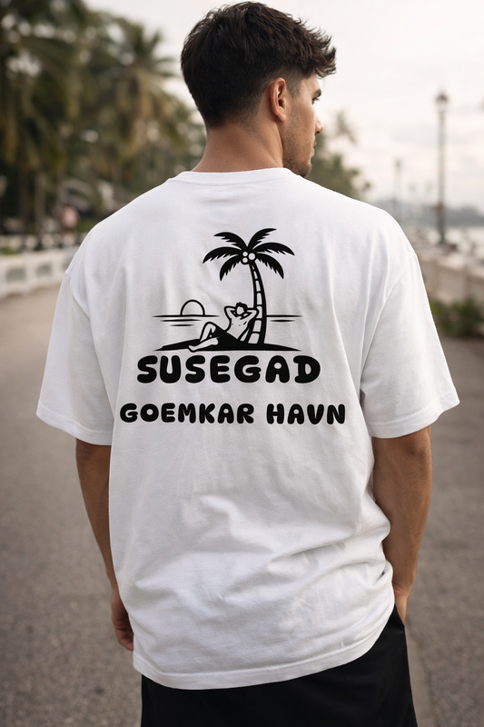 SUSEGAD Classic Tee – Minimal Goa Lifestyle T-Shirt