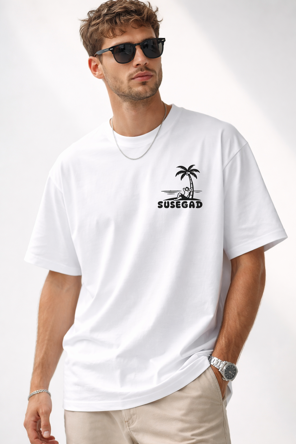 TARVOT Oversized T-Shirt – Summer Streetwear Graphic Tee