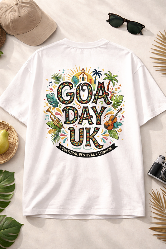 GOA Day UK Tee – Cultural Festival Streetwear T-Shirt