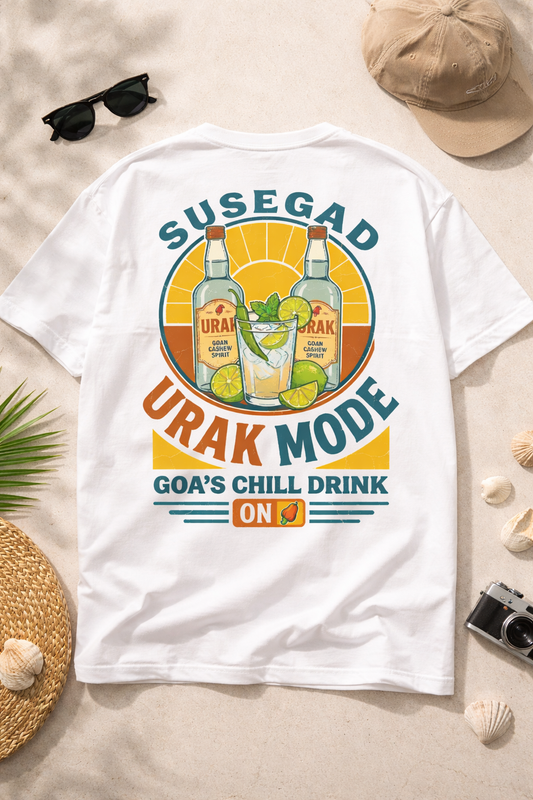 URAK MODE Tee – Goa Party Streetwear T-Shirt